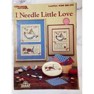 Leisure Arts I Needle Little Love Cross Stitch Leaflet 438 Sewing Crafts